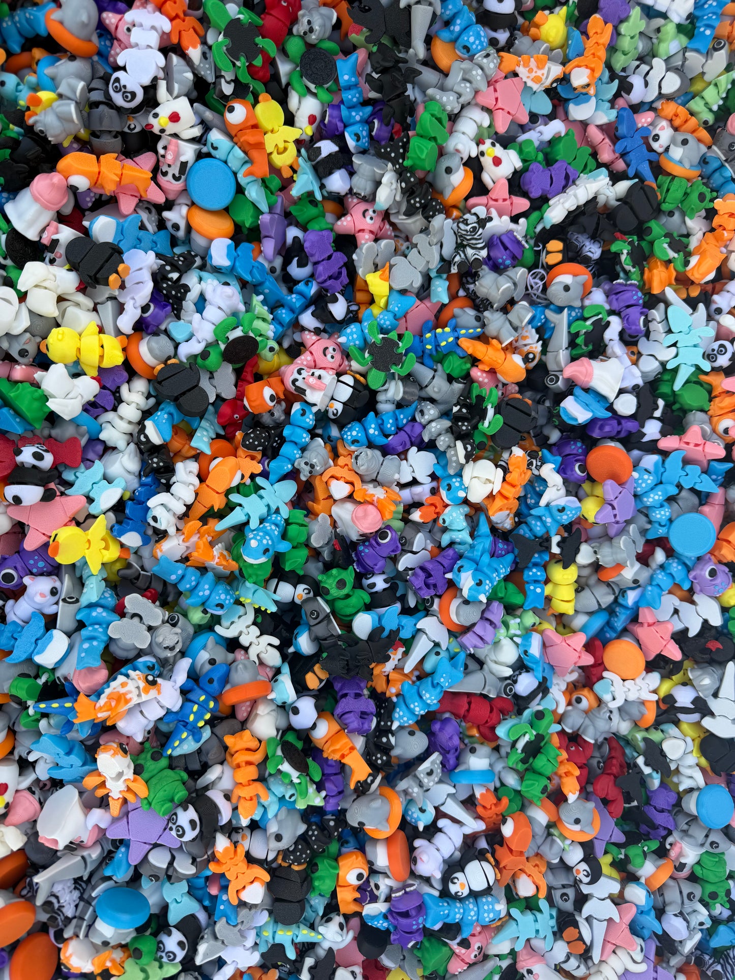 Multi Color Micro Mini Bin Full Display
