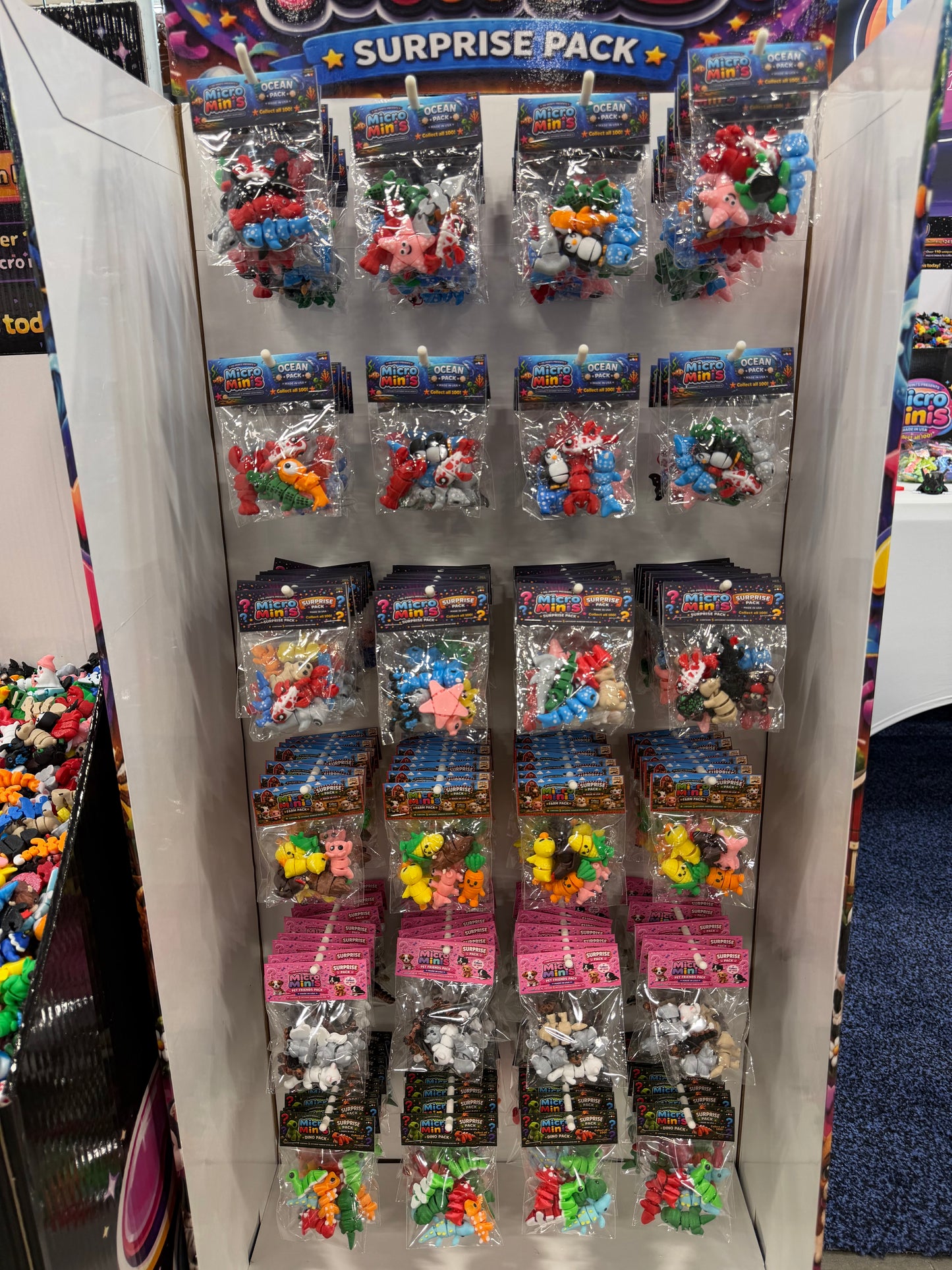 Micro Mini Surprise Bags Shelf Display