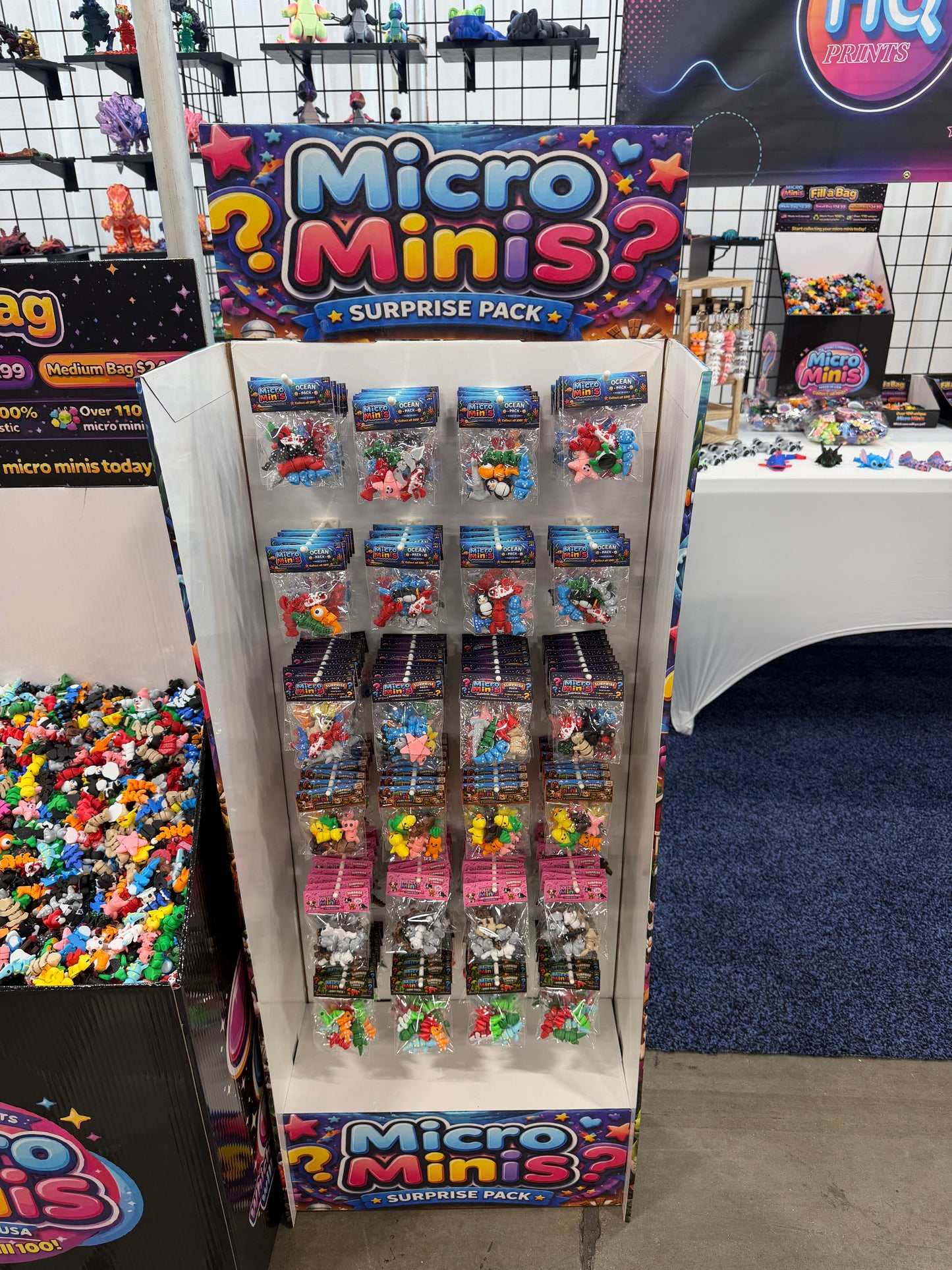 Micro Mini Surprise Bags Shelf Display