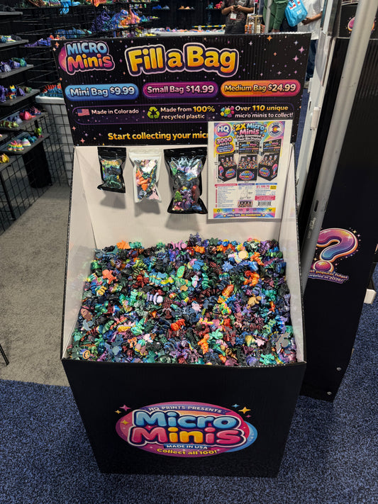 2X Micro Mini Bin Full Display