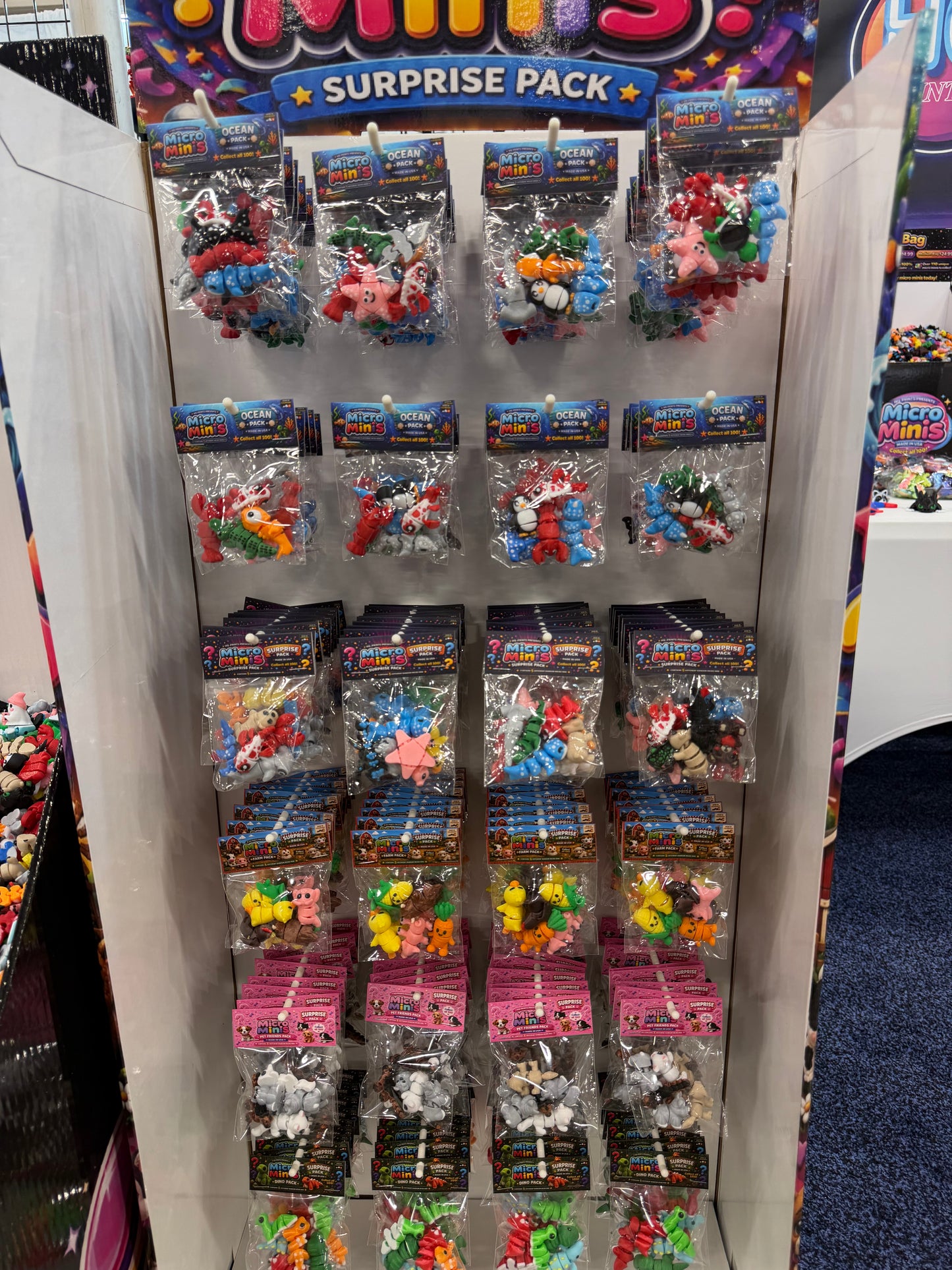 Micro Mini Surprise Bags Shelf Display