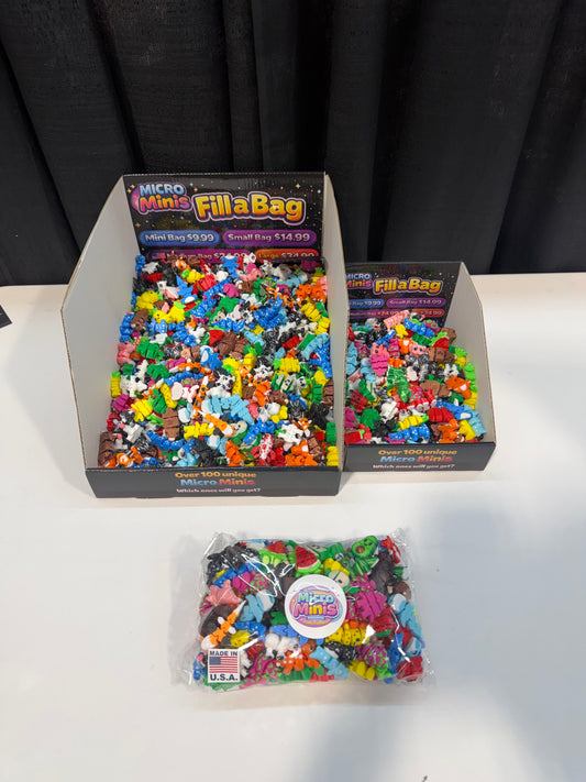 Multi color micro mini countertop displays