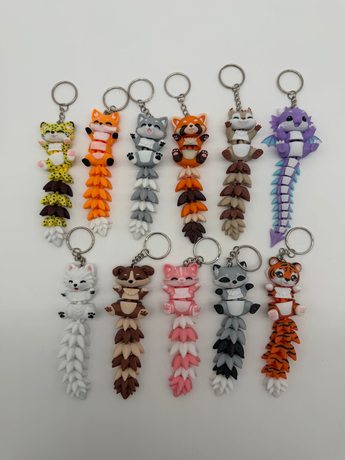 Fluffy Tails Keychains