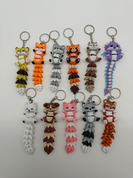 Fluffy Tails Keychains