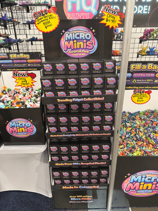 Micro Mini surprise Box Shelf Display